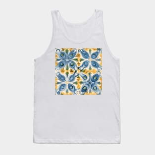 Italian Majolica Tile 8 Tank Top